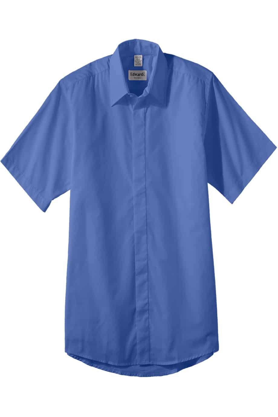 1240 Short Sleeve Cafe Shirt w/ Hidden Buttons – Cal Uniforms
