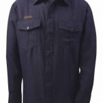 1457LS-10 Lion Nomex IIIA Battalion Firefighter Long Sleeve Shirt – Dark Navy