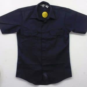 1532-30 Lion Brigade Poly/Cotton Short Sleeve Shirt – Navy Blue