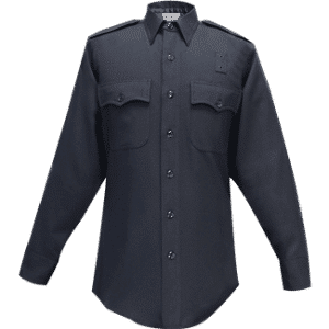 20W9586 Flying Cross Navy Long Sleeve Shirt 100% Wool
