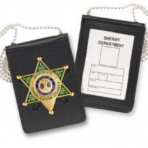 71760 Recessed Magnetic Badge & ID Holder w/ Chain