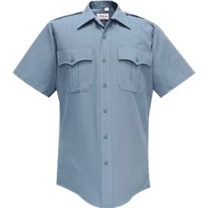 95R6625 Flying Cross Medium Blue Short Sleeve Deluxe Tropical Poly/Rayon
