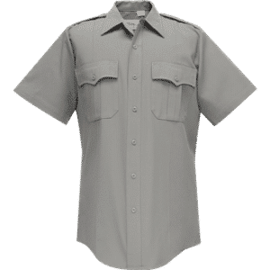 95R6651 Flying Cross Nickel Grey Short Sleeve Deluxe Tropical Poly/Rayon