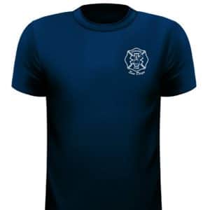 8300 Station 13 Optional Navy T-shirt w/ Left Chest Pocket