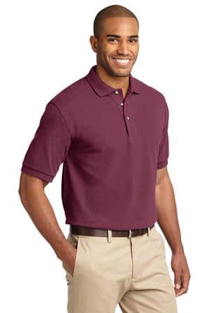 K420 Heavyweight Pique Knit Cotton Polo by Port Authority - Cal Uniforms
