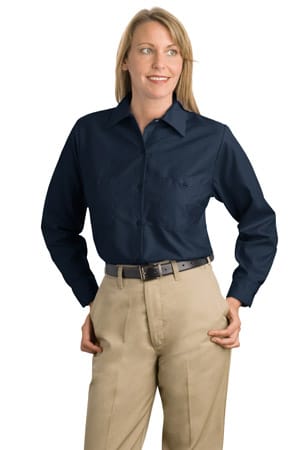 PT21 Ladies Industrial Work Pant Poly/Cotton - Black - Cal Uniforms