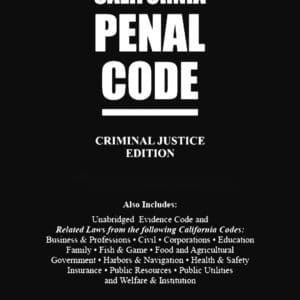 Penal Code Book 2022 CA Edition