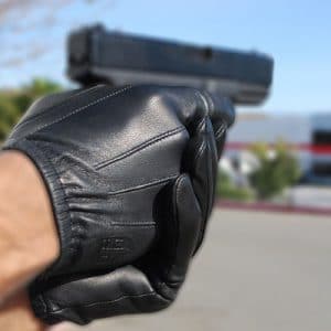 D20P Classic Leather Duty Gloves – Black