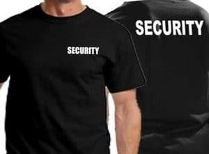 T03 Dry Blend T-Shirt w/ SECURITY Front & Back
