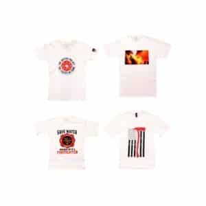 White Cotton FireFighter Promo T-Shirt