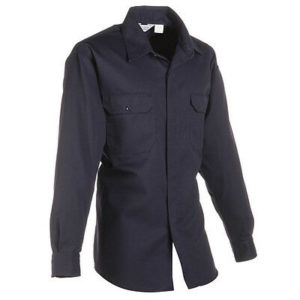 1232-30 Lion Brigade Poly/Cotton Long Sleeve Shirt – Navy Blue