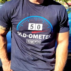 Odometer / OLD-ometer Custom Printed Tshirt