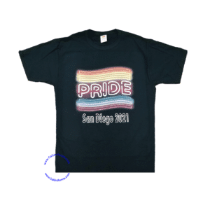 San Diego PRIDE 2021 Printed T-shirt – Unisex Crew Neck
