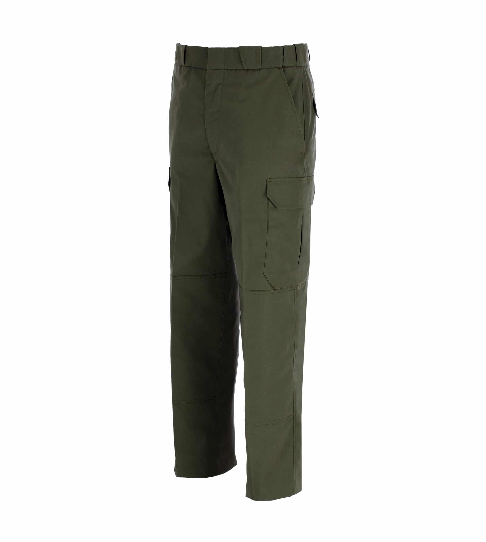 UM10296 Forest Green Mini-Ripstop Corrections Cargo Trousers - Cal